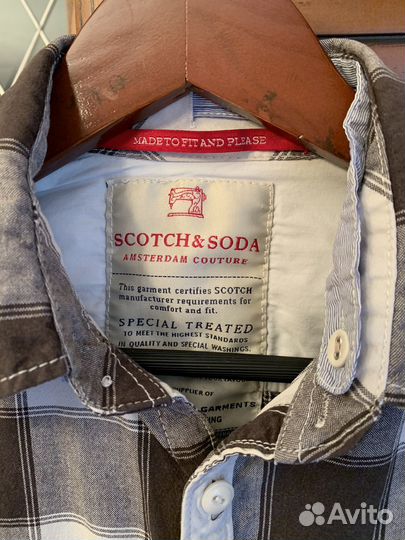 Рубашка мужская scotch soda,размер S