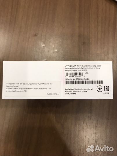 Apple airpods 1 поколения