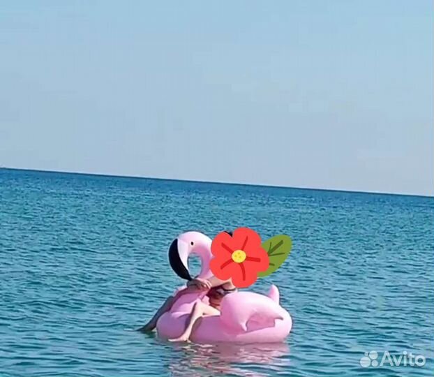 Надувной матрас фламинго