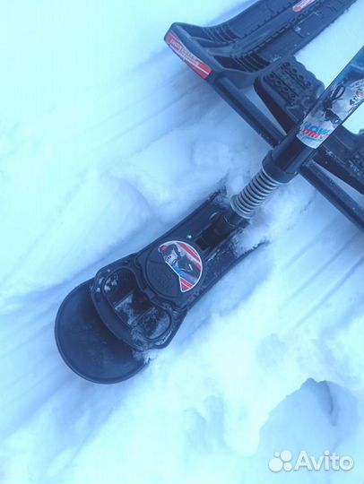 Детский снегокат Ника до 100кг с 2 амортизаторами