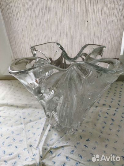 Царевна лебедь -Хрустальная ваза