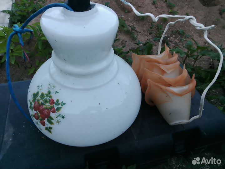 Плафоны для люстры стекло СССР