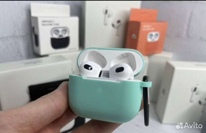 Airpods 3 Premium гарантия 1 год +чехол+ доставка
