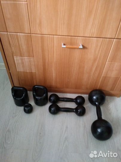 Гири 5кг Гантеля 12кг, Гантели 3кг