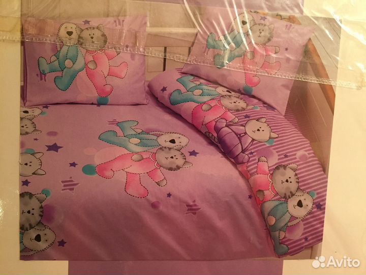 Комплект постельного белья в детскую кроватку