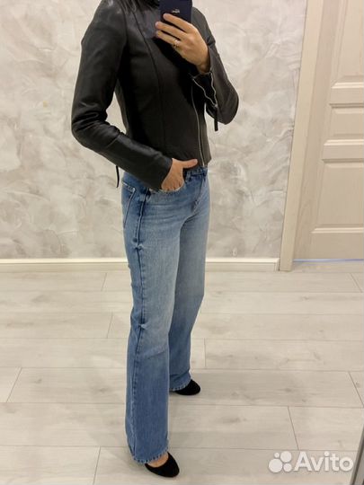 Куртка кожаная женская 40 42 Zara