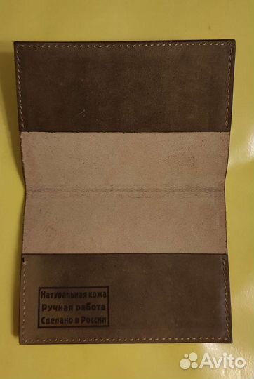 Обложка для паспорта прав кожаная мотоцикл