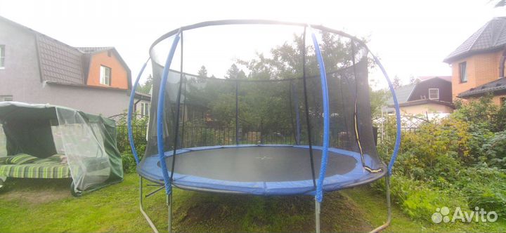 Батут 4 метра с защитной сеткой