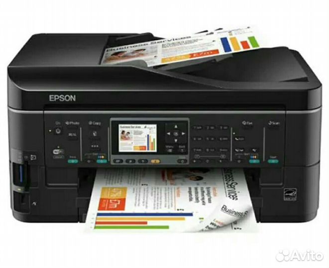 Цветное мфу Epson BX635 с снпч и WiFi