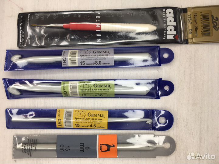 Спицы для вязания крючки дерево/метал