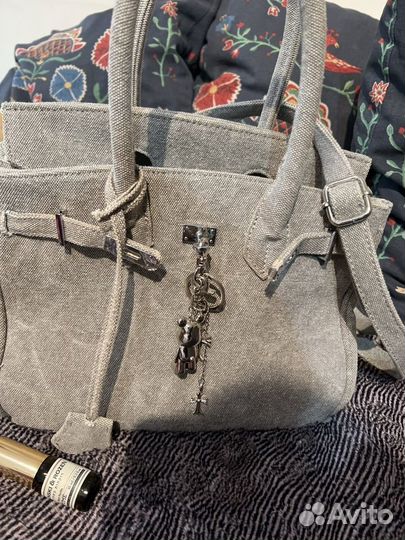 Сумка в стиле биркин