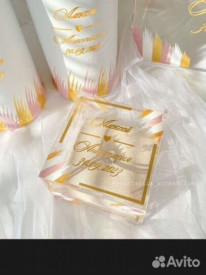 Коробочка для колец и свадебные наборы