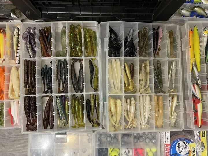 Воблеры силикон джиг ящик meiho япония