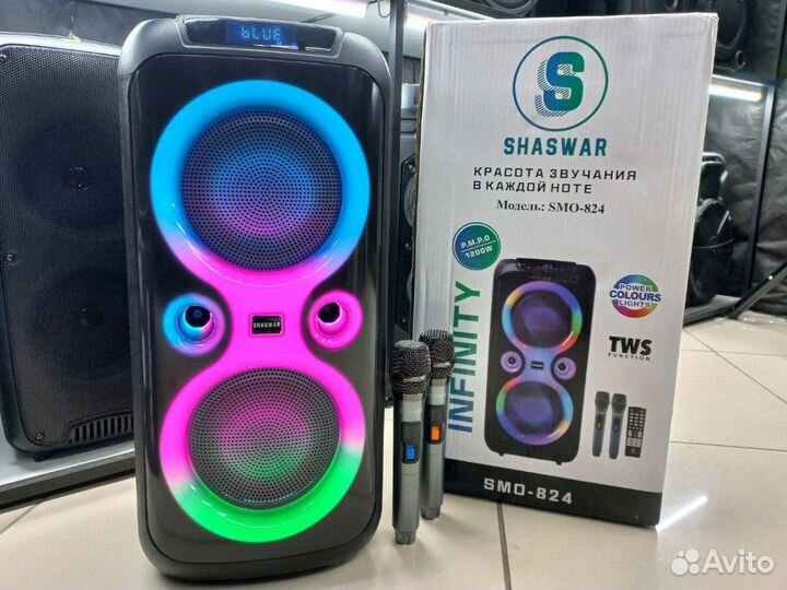 Большая Bluetooth колонка Shaswar SMO-824