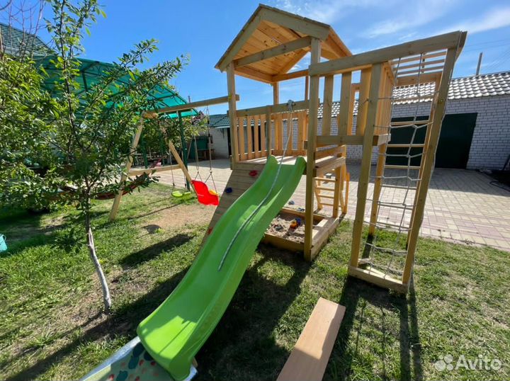 Детская площадка для дома, дачи горка для дачи