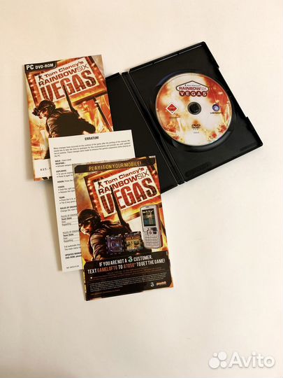 Rainbow Six: Vegas лицензия Европа DVD-бокс