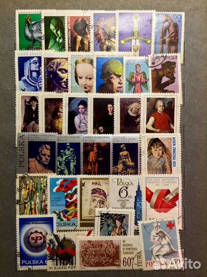 Марки. А19. Польша до 1990 (530 шт)