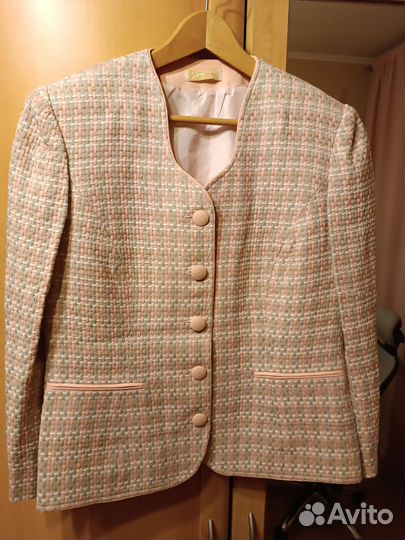 Жакет женский розовый