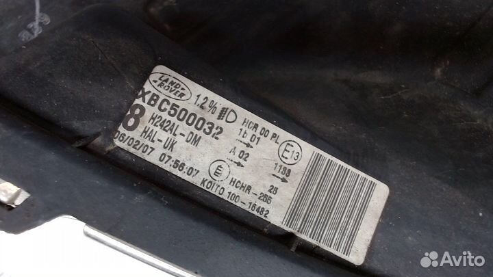 Фара (передняя) Land Rover Discovery 3, 2007