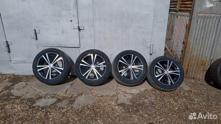 Литые диски r16 на toyota corolla с летней резиной