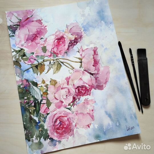 Картина акварель 