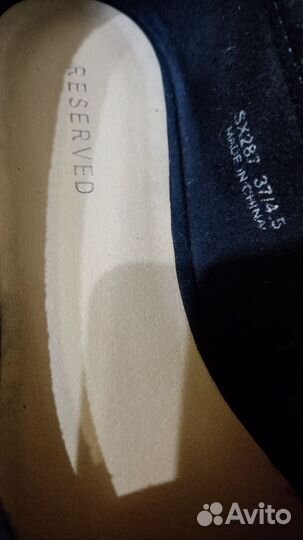 Мокасины жен. 37 разм.,нат.замша