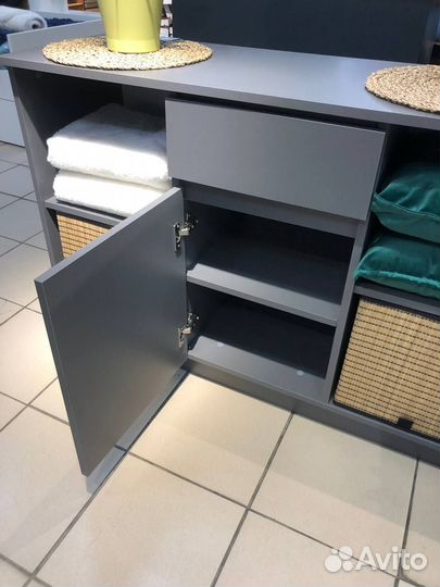 Тумба под тв новая Мори, графит