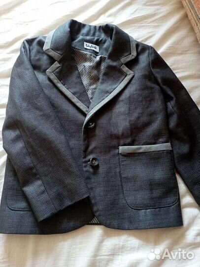 Пиджак на мальчика 116 -122