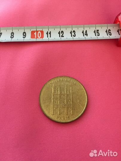 Коллекционная Монета Notre-Dame Paris