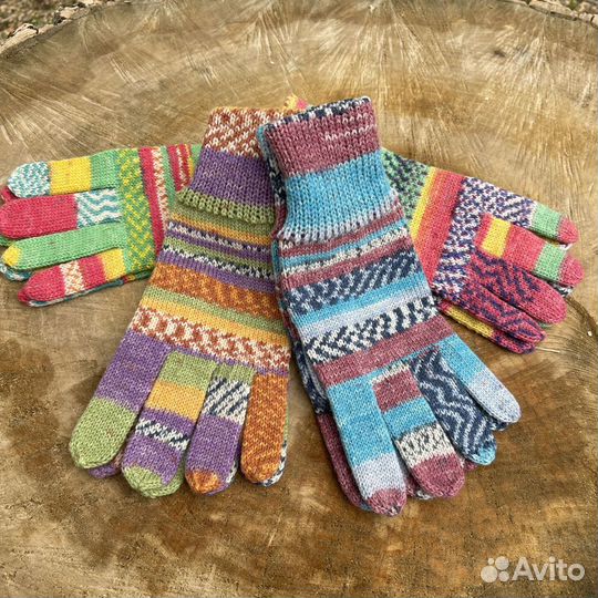 Перчатки вязаные