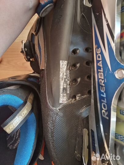 Ролики Rollerblade Shock Eraser lightning D7 5 кол