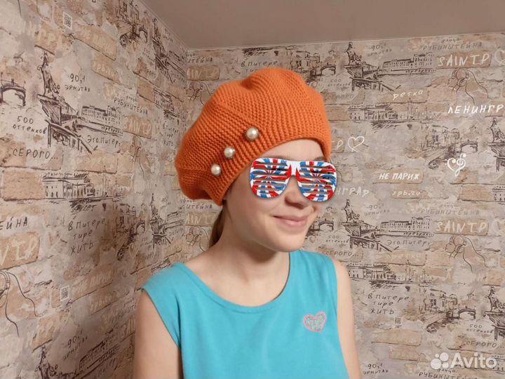 Берет для яркой особы