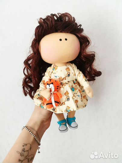 Текстильная интерьерная кукла