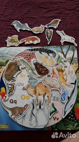 Магнитный пазл. Животные