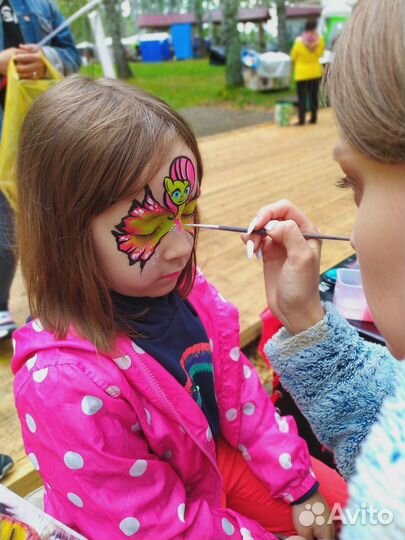 Аквагрим в Томске