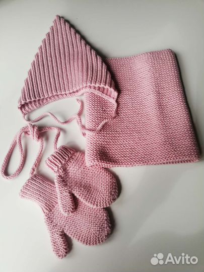 Шапка Эльф и снуд меринос