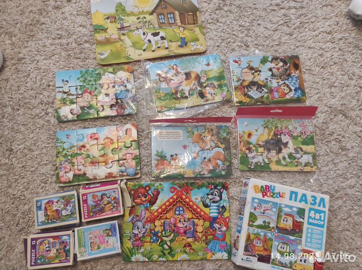 Набор пазлов для самых маленьких