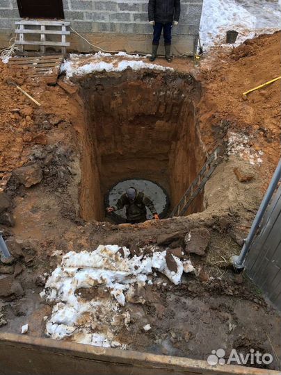 Жби септик, выгребная яма, кессон для скважины