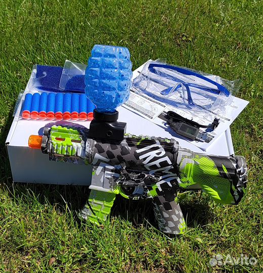 Бластер орбибольный с орбизами и мягкими пулями