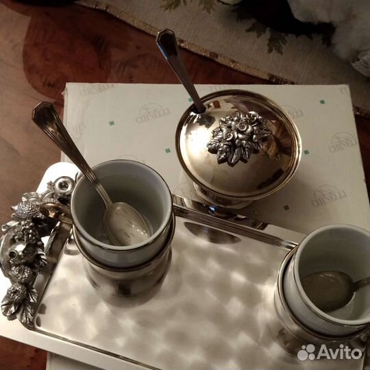 Кофейный сервиз Chinelli новый