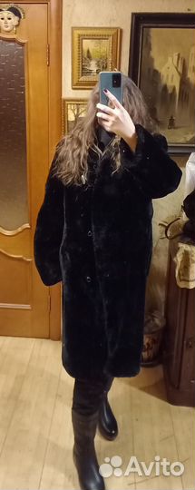 Шуба из мутона