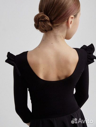 Купальник гимнастический из хлопка