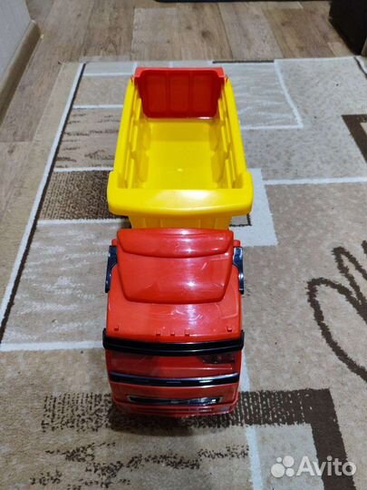 Игрушка Автомобиль - самосвал с полуприцепом