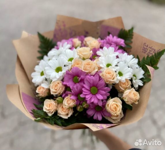 Доставка цветов букет Хризантем №134