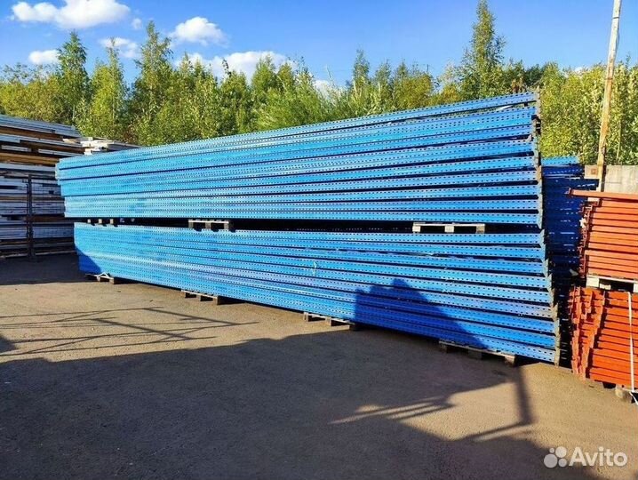 Стеллажи паллетные бу (секции и ригели)