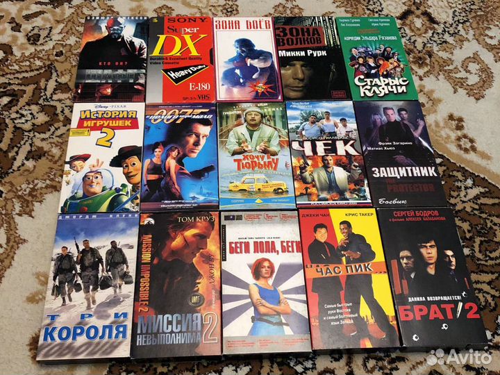 Видеокассеты vhs pal