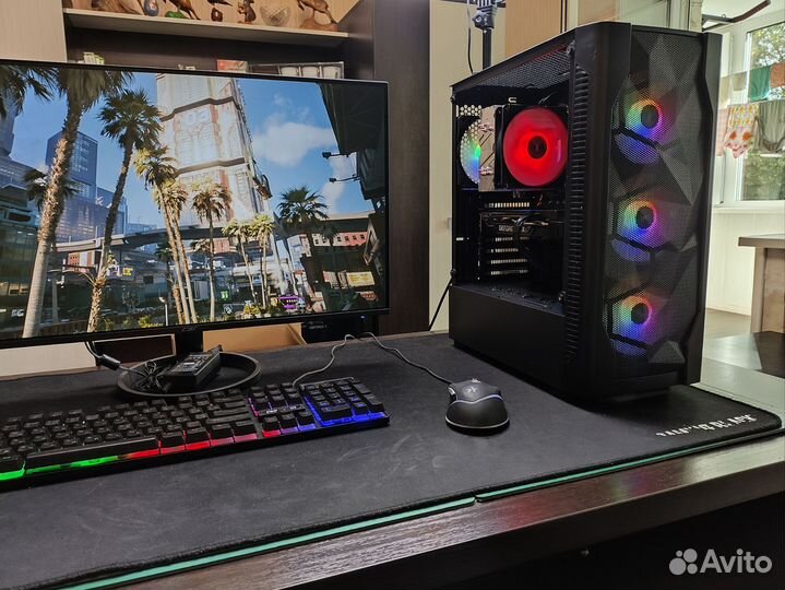 Игровой комп Ryzen 5 5600G+ RTX2060 Super 8Gb+ 2x8