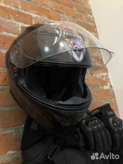 Шлем модуляр jiekai AL5 (Кастом)