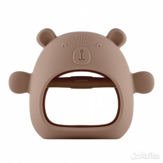 Прорезыватель Roxy-Kids «Мишка» силиконовый на рук