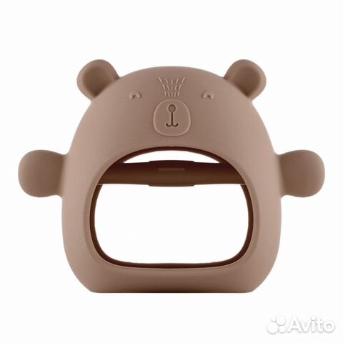 Прорезыватель Roxy-Kids «Мишка» силиконовый на рук